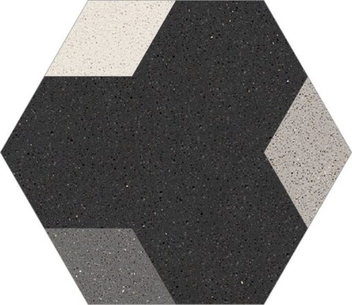 Cement Tile Hexagon Group 20-018 20X23