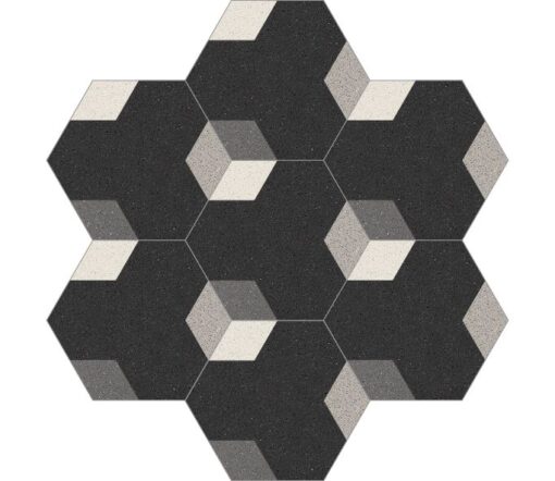 Cement Tile Hexagon Group 20-018 20X23 - Image 2