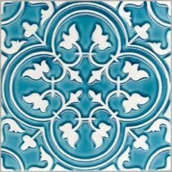 Ceramic Tile Handmade Decor 02 Flora 15X15